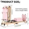 Oak Folding Pilates Reformer for Home and Studio Use