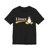 Linux OS Logo Unisex T-Shirt Schwarz / Marineblau Grafik-T-Shirt S-5XL