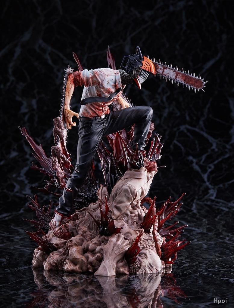 19CM Anime Chainsaw Man Shibuya Scramble Figure Reze Supporto Modello Animazione Giocattoli Regali Collezione Ornamenti Decorativi PVC