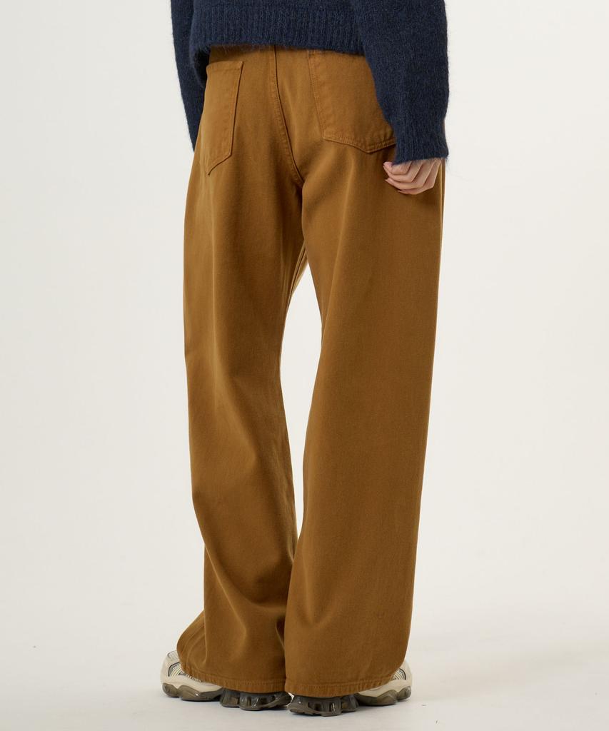 UNKNOWN PLANET Brushed Cotton Pants Brown