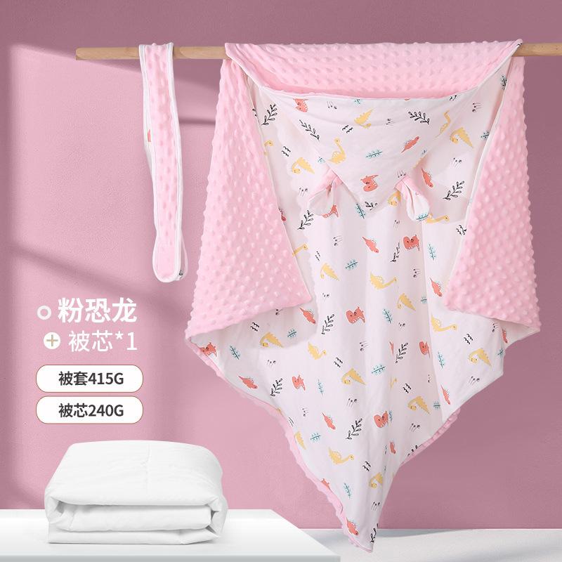 

Одеяло для новорожденного из флиса бин, универсальное для четырех сезонов, одеяло для новорожденного из чистого хлопка 90x90 розовый