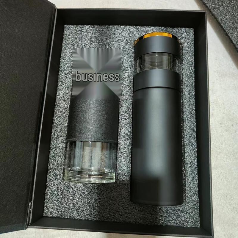 TLAKEHO Men s Tea Infuser Thermos Gift Set