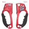 Hand Ascender Aluminum  Alloy Rock Climbing Handheld Ascender for Aloft Working Caving Vertical Rope Ascender