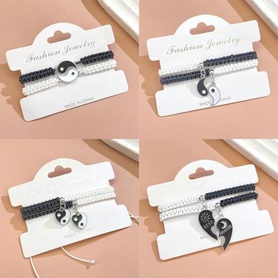 Neue personalisierte verstellbare handgewebte Tai Chi Paar Armbänder