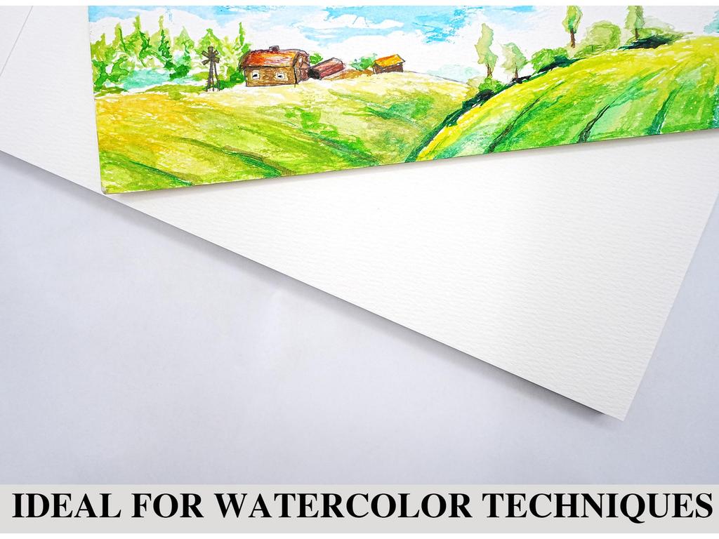 Carnet de croquis aquarelle A4/A5 300g: Papier d'art épais et vierge pour le dessin
