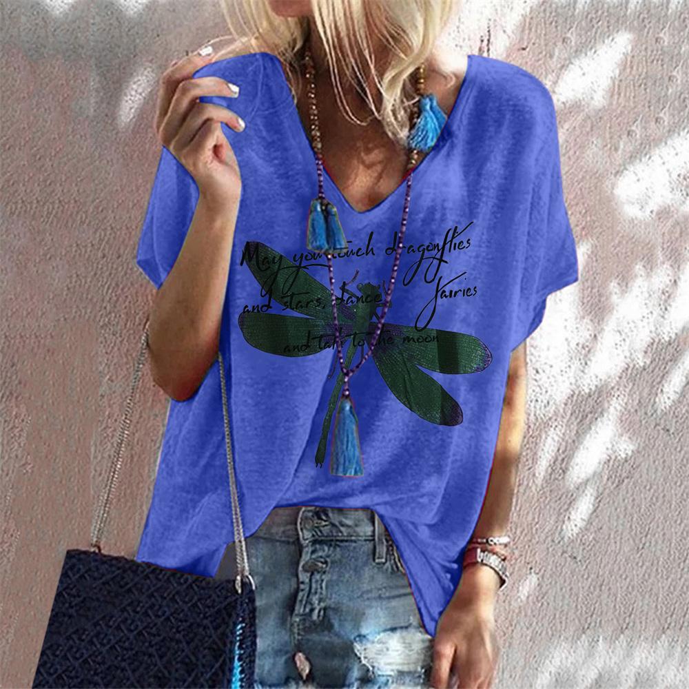 

Этническая футболка с 3d принтом перьев, женская модная футболка, винтажные топы, футболки, женская футболка Harajuku с v-образным вырезом, Camisetas Femme S