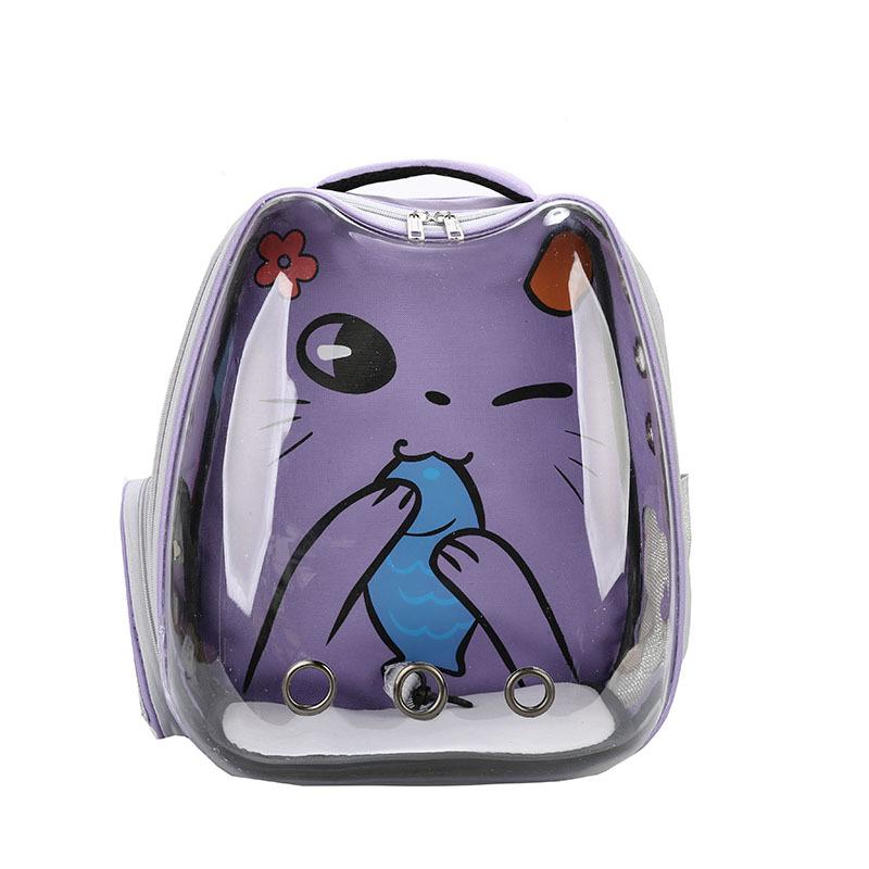 Torba dla kota Oddychająca torba dla zwierząt Domowych Zewnętrzna Przenośna torba Przezroczysta torba kosmiczna Zwierzę samochodowe