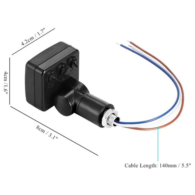 1pcs Human Body Infrared Sensor Adjustable PIR Motion Sensor Detector Outdoor Indoor Infrared Light Switch with LED Light