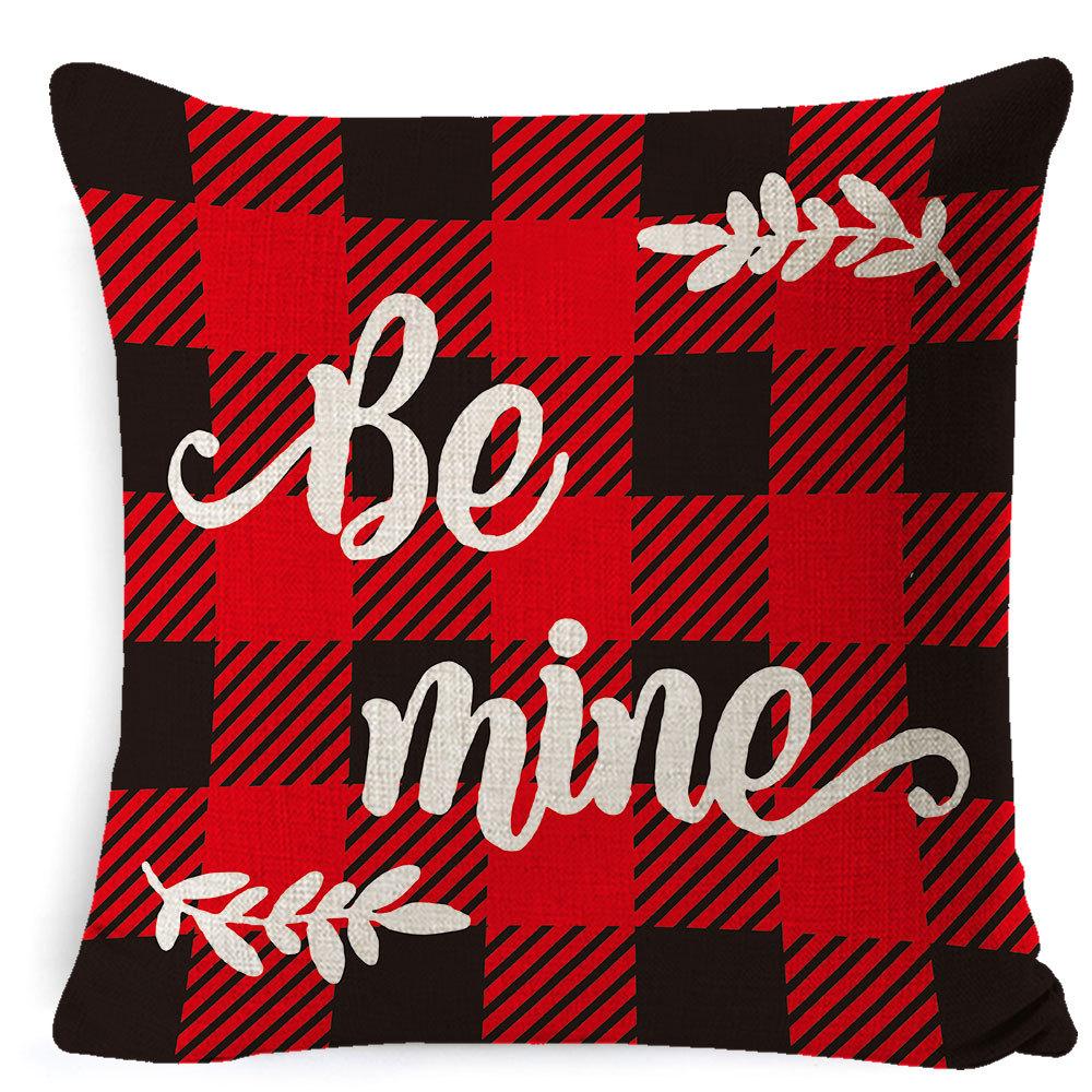 Christmas Pillowcase Home European Linen Sofa Cover Cushion Cushion Pillowcase Back Cushion