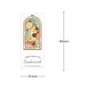 Shin Koh Seiki Bookmark, Stained Glass Style, Honneko, TF-02, Transparent Ink, Classic Design, Handmade, H82xW41xD0.45mm, Copper, Stainless Steel,