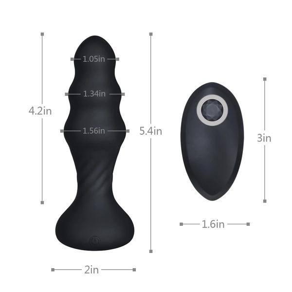 Anal Vibrator For Women Men Butt Plug Prostate Massager Wireless Remote Control Anal Plug Intimate Goods Sex Toys For Adults Gay