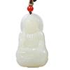 Hotan Jade Sakyamuni Natural Fidelity Jade Pendant Blue White Jade Necklace Jade Jade Pendant Jade