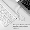 Bluetooth Wireless Keyboard with Mouse Portable Mini Rechargeable Keyboard for iPad Tablet Android iOS Windows Laptop