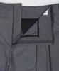 PRAIRIE Essential Double-Pleat Wide Slacks (Gray)