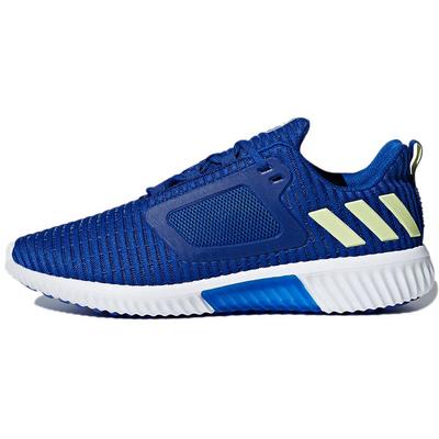 Climacool 2.0 Breeze Round Toe Lace-Up Fabric Non-Slip Low-Top Running Shoes Men Sneakers Blue Yellow BY8797