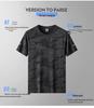 Herren Outdoor Sommer Eisseide Schnelltrocknendes Kurzarm-T-Shirt: Leichte Sport- und Freizeit-Fitnessbekleidung
