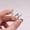 Model Toys Dollhouse Miniature Metal Crown Ornaments Mini Princess Crown Dollhouse  Dollhouse
