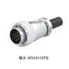 ZHQCN WS24 TQ/ZM M24 Plug Nut Socket Panel Electric Connector Soldering 2 3 4 9 10 12 19 Pin Industrial Solar Photovoltaic Marin