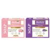 Multani Natural Lavender & Rose Water Soap Bar For Bath (125 Gm - Pack of 6) | Paraben Free | Clinically Tested | Gently Cleanses & Helps Relieve
