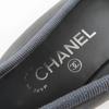 Great CHANEL Ballet shoes COCO Mark logo design leather pumps Gray 35.5 G02819 Used