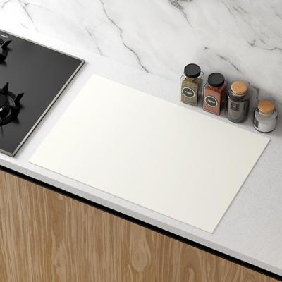 Toski Silikon Arbeitsplatte Küche Zoll Für Kunstmarmor Spülbecken Stoß Spülbecken Kratz Fleck Hitzebeständig bis Leicht zu Spülmaschine x Zoll x 60 Weiß