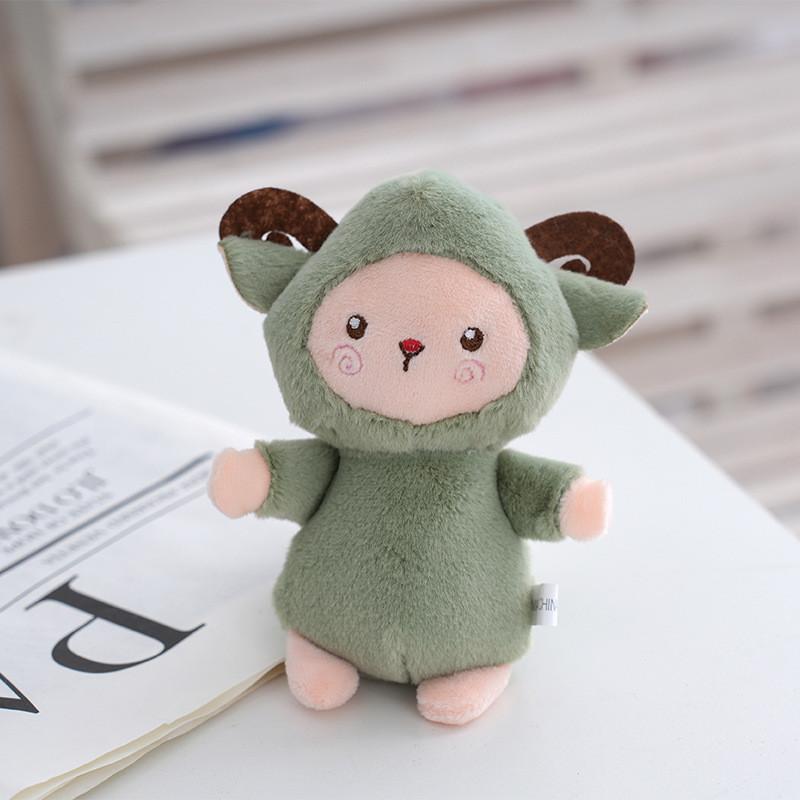 Cute Plush Lamb Toy Adorable Keychain Fluffy Bag Charm Perfect For Students