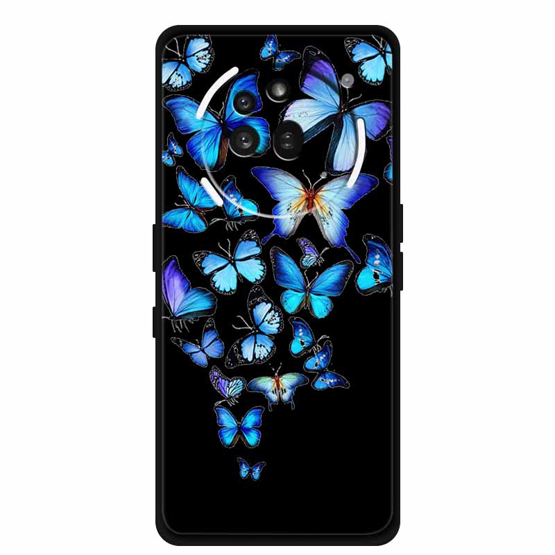 TPU Case For Nothing Phone 3A Pro Case 3 A Pro Funda Soft Black Silicone Back Cover For Nothing Phone3A Pro Cases Coque Cartoon