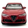 Bburago Scale Alfa Romeo SUV Stelvio Q4 Quadrofoglio V6 BI TURBO 510hp 2017 1/43 (Red) [Used]