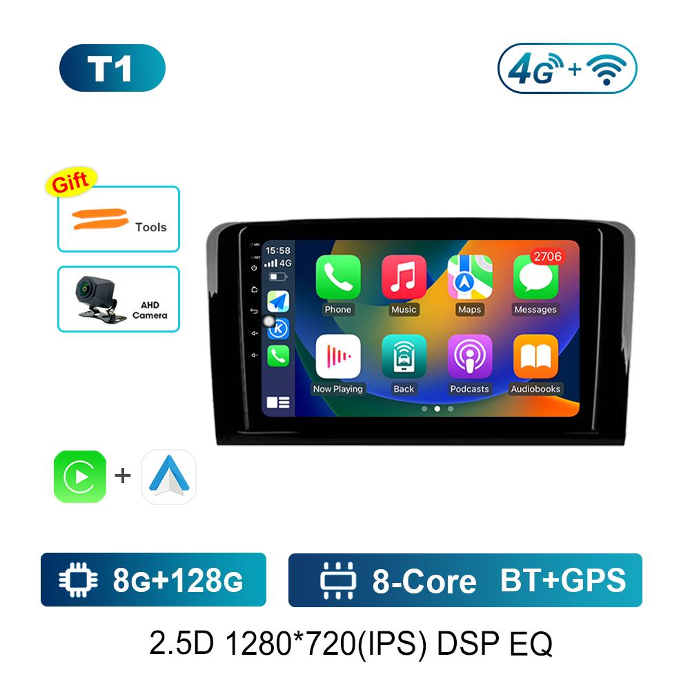 Android Car Radio Multimedia Video Player for Mercedes Benz GL ML W164 ML350 ML500 X164 GL35 GL45 2005 - 2012 GPS Navigation