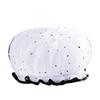 Waterproof Double-Layer Shower Cap Starry Sky Design Fashion Reusable Bathing Hat Kitchen Oil-proof Sanitary Hat
