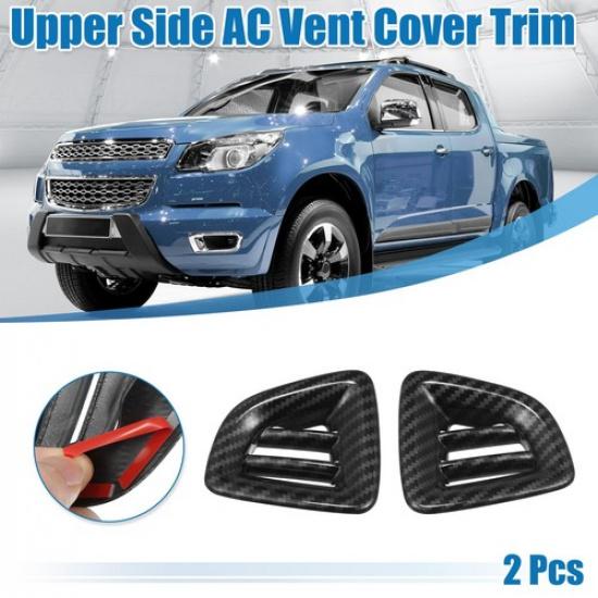 2pcs Black Dashboard Upper Side Air Vent Cover for Chevrolet