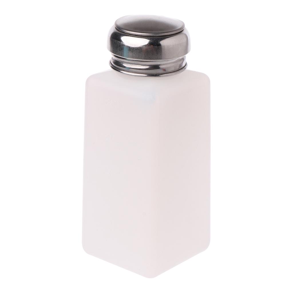 Liquid Alcohol Press Nail Polish Cleaner Pumping Bottle Make Up Bottle Container 1