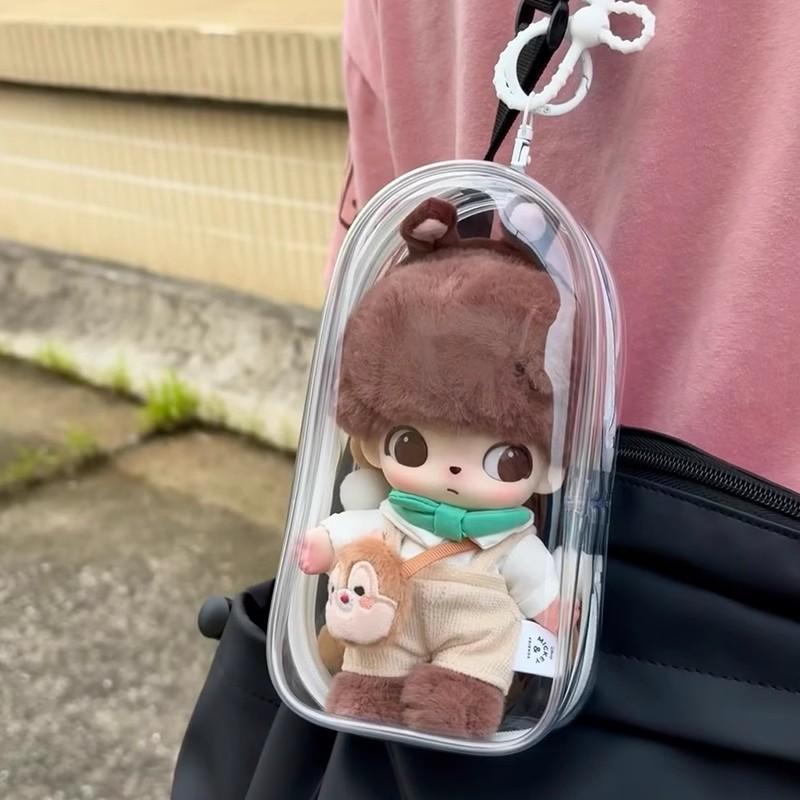 

Резиновая одежда для куклы Dimoo Bruto Резиновая одежда для куклы Bubble Mart Подвесная одежда для куклы Набор для переодевания Transparent Baby Bag