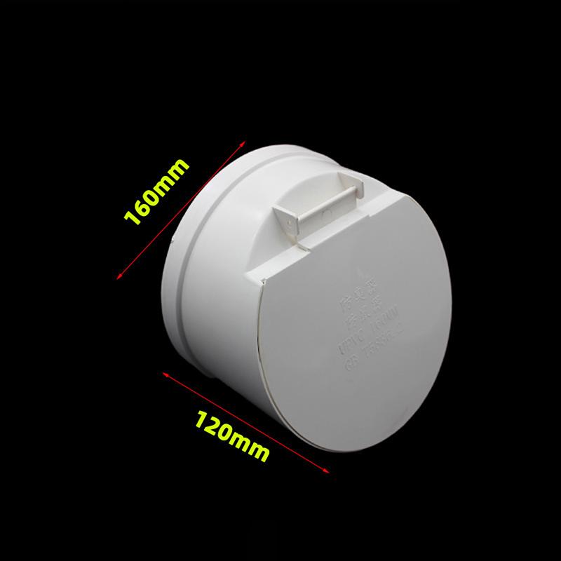 

50/75/110/160mm Drain Pipe Floor Drains Sewage Pipe Large Displacement Anti Odor Anti-rat Cover Septic Tank Outdoor Pipe Valve