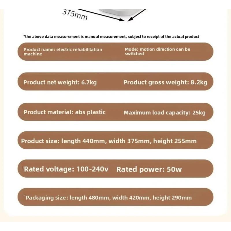 Electric Elliptical Stepper Machine - Stroke & Hemiplegia Rehabilitation Training for Elderly | Upper & Lower Limbs Exercise Equipment