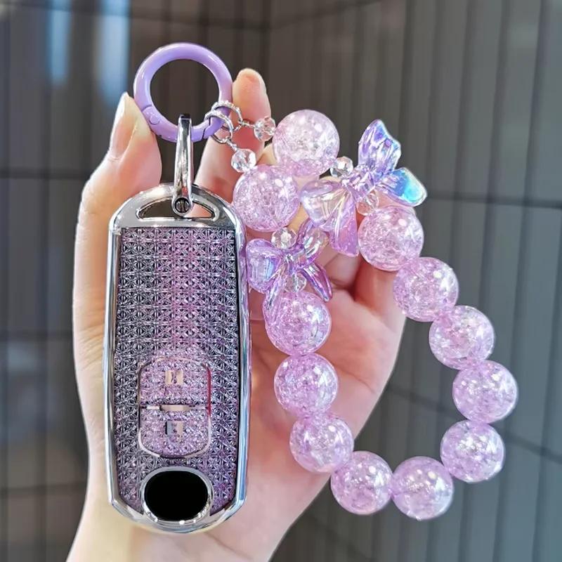 Suitable For Mazda 3 Keycase Cx4 Cx5 Atenza Cx30 Cx50 Cx8 Cx90 Keycover Key Shell Keychain Car Accessories