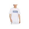 Nike Sports Print Loose Knit Short Sleeve T-Shirt Men Tops White FD1301-100