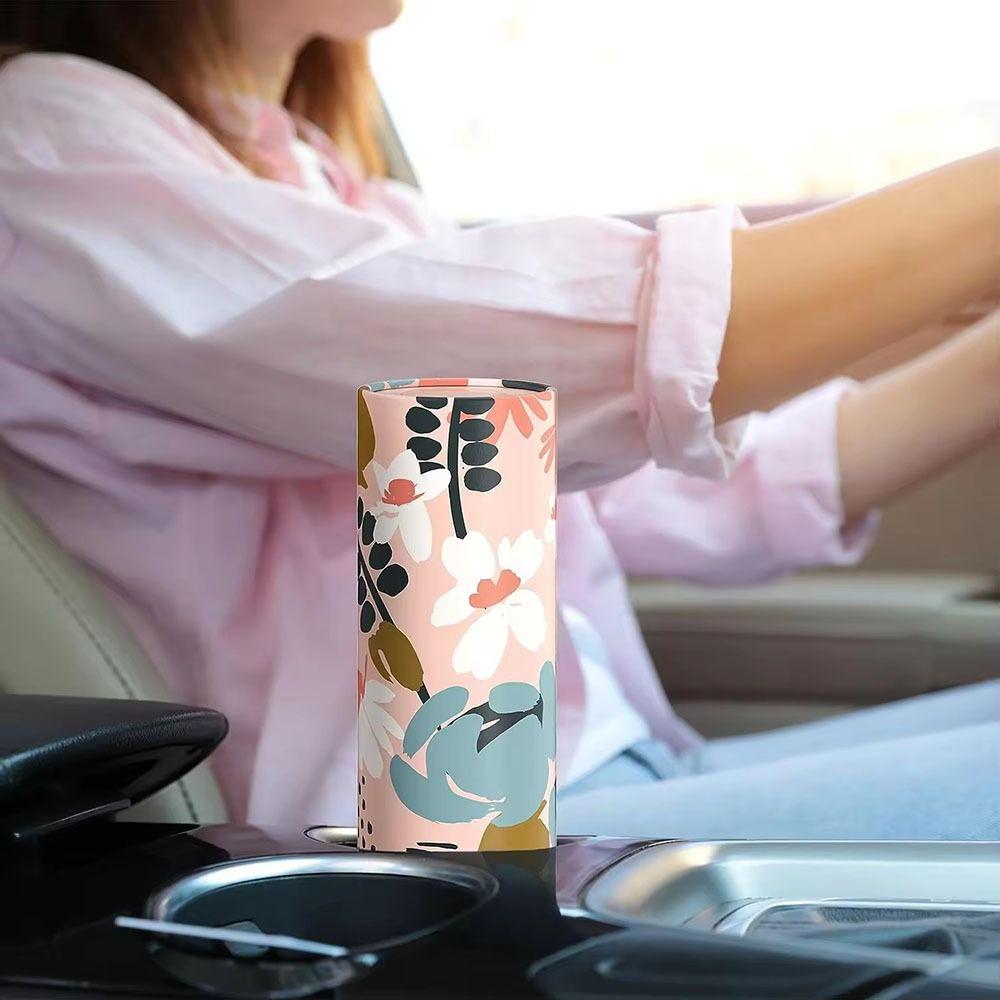 1Pcs Paper Cylinder Paper Cup Holder 3 Layers Cylinder Box Car Home Tissues Holder  Car Interior