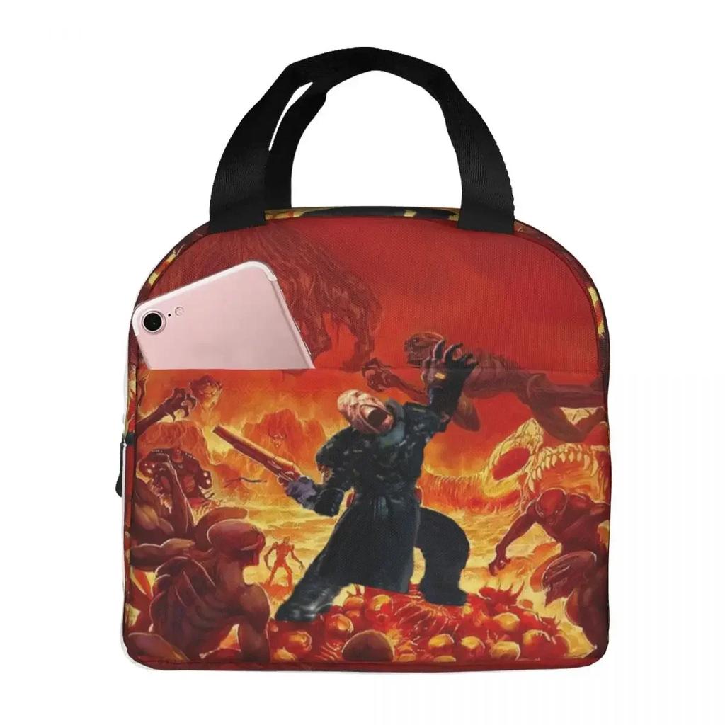 Resident Evils 3 Nemesis V1 Insulated Lunch Bag for Women Kids Portable Food Boxes Thermal Lunch Box Tote