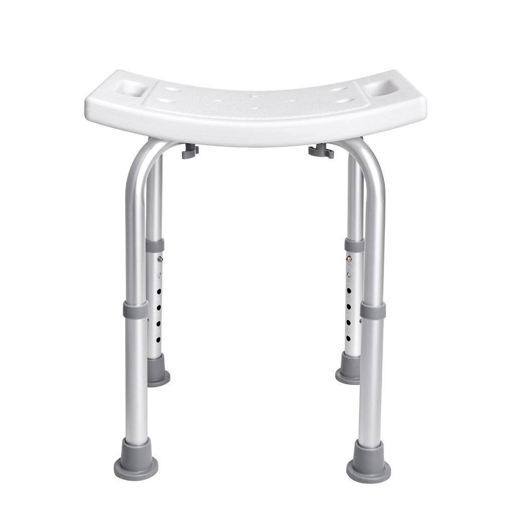 Shower Chair, Adjustable Height Shower Stool with Built-in Handles, Shower Seat for Inside Shower or Tub, Non-Slip Bench Bathtub Stool Seat for