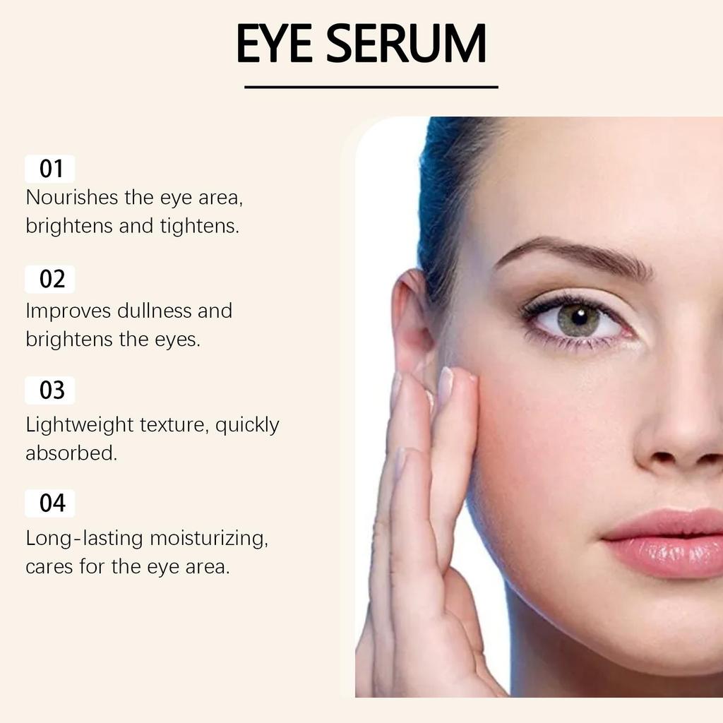 Caffeine Eye Serum Gently Refines the Skin Around the Eyes with a Moisturizing and Refreshing Treatment Essence.
