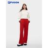 Fila FUSION Women's 2026 Spring Knit Straight-Leg Pants