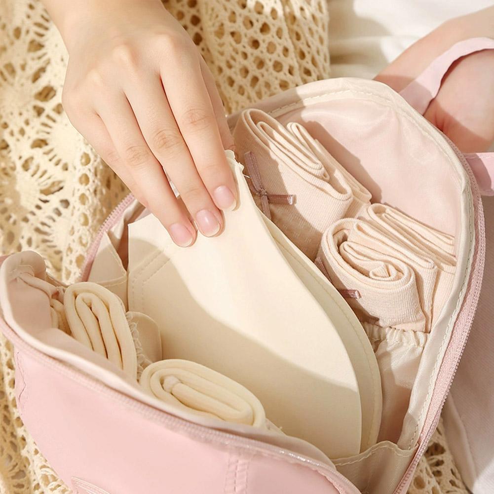 Sock Organizer Bag Portable Close Fitting Clothing Bag Underwear Storage Three In One Travel Storage Bag