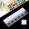 5/20/50pcs Mini Size Pigment Box Plastic Paint Pans Watercolor Pans  DIY Watercolor Oil Painting