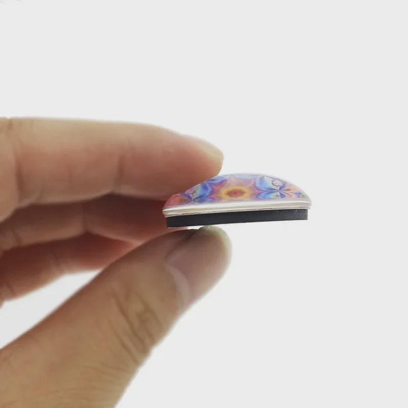 European & American Cartoon Christmas Series: Santa, Snowman, Elk Time Gem Glass Fridge Magnet