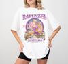 Summer Disney Rapunzel Graphic Tshirt Men Women Fashion Cotton Quality Casual Loose Short Sleeve Classic Unisex