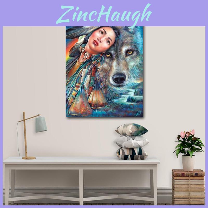 Modern Abstract Oil Painting Print On Canvas Square Wall Decor For Living Room