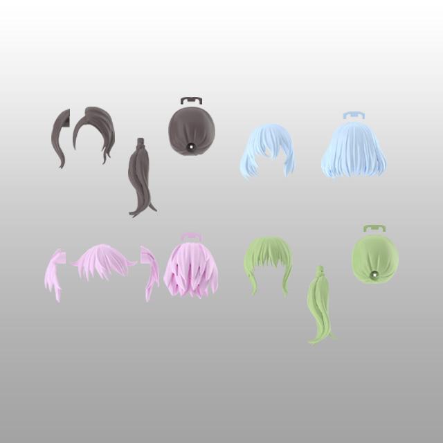 

[Bandai] Bandai 30 Minutes Sisters (30MS) Option Hair Style Parts Vol.9 - Set of 4