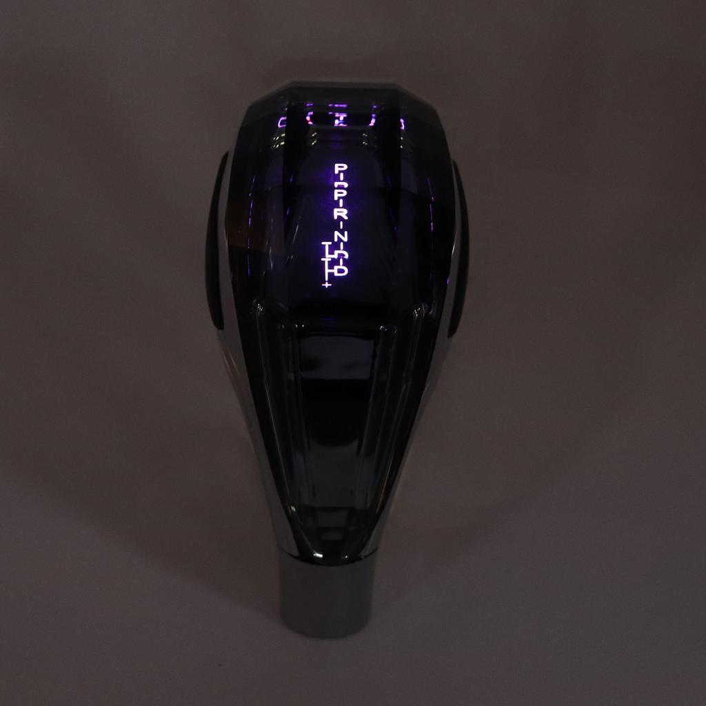 LED Crystal Gear Shift Knob Head 7 Color Automatic Switch Touch Activated for M12 M10 M8 Car Shifter Lever