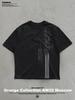 Gothic Oversized T-Shirt with Cybersigilism Print